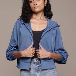 The Roadster Lifestyle Co. Hooded Front-Open Sweatshirt-image-93