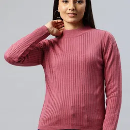 Pierre Carlo Acrylic Ribbed Pullover-image-29