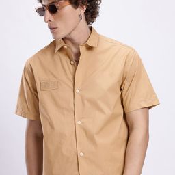 glitchez Applique Relaxed Fit Casual Shirt-image-38