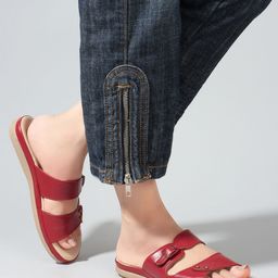 DressBerry Women Open Toe Flats With Buckles-image-97