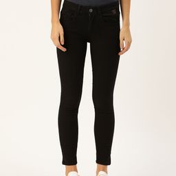Campus Sutra Women Black Slim Fit Mid-Rise Clean Look Jeans-image-65