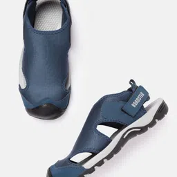 Roadster Men Teal Blue Solid Sports Sandals-picture-36