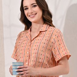 aaivan Women Pure Cotton Printed Night suit-image-71
