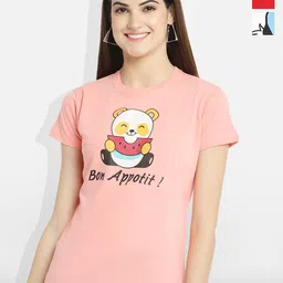 Fabflee Women Multicoloured 3 Printed T-shirt-image-88