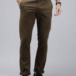 Arrow Men Original Slim Fit Low-Rise Trousers-picture-6