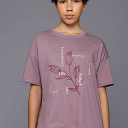HRX by Hrithik Roshan Printed Yoga T-shirt-image-53