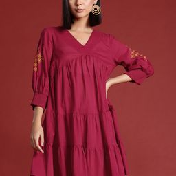 all about you Pure Cotton Empire Dress-image-55