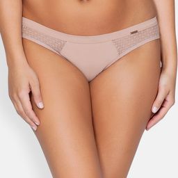 PARFAIT Plus Size Women Beige Solid Low-Rise Bikini Briefs P5413-7