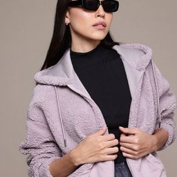 The Roadster Lifestyle Co. Hooded Sherpa Sweatshirt-image-34