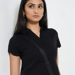 SF JEANS by Pantaloons Cotton Shirt Style Top-image-65