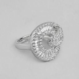 DressBerry Stone Studed Finger Ring-image-6