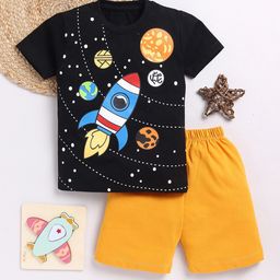 BAESD Boys Printed Pure Cotton T-shirt With Short-image-74