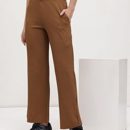 The Roadster Lifestyle Co. Women High-Rise Trousers-image-41