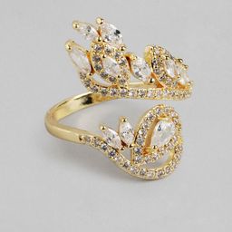 DressBerry Stone Studed Finger Ring-image-62