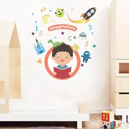 rawpockets Multi Coloured Imagination Wall Stickers-image-15