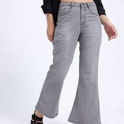 glitchez Women Flared Fun Light Fade Stretchable Bootcut Jeans-image-15