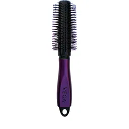 VEGA Round Hair Brush with Cleaning Comb E18-RB-34