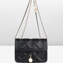 French Connection Checked Structured Shoulder Bag image 1
