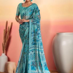 TIRA Abstract Printed Beads and Stones Saree-picture-15