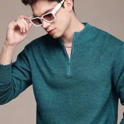 WROGN Solid Comfort Fit Pullover-image-45
