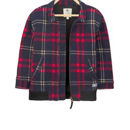Cherry Crumble Unisex Kids Red Checked Bomber-picture-22