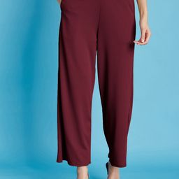 Moda Rapido Women Easy Wash Pleated Trousers-picture-40