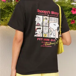 DressBerry Typography Printed Round Neck T-shirt-image-34