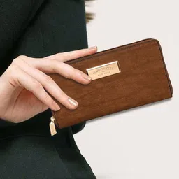 Kenneth Cole Women Textured PU Zip Around Wallet-image-34