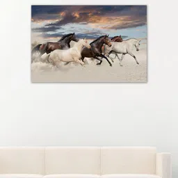 999Store Black & White Horse Wall Art-image-10