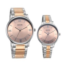 Sonata Bracelet Style Straps His & Her Analogue Watch 7710587050KM01-26