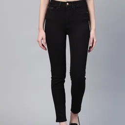 Marks & Spencer Women Black Skinny Fit Mid-Rise Clean Look Stretchable Jeans-image-51