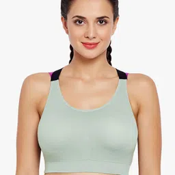 Lebami Grey Solid Non-Wired Lightly Padded Bralette Bra 1583-Grey_30-picture-18