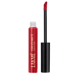Lakme Forever Matte Liquid Lip, 16hr Lipstick, Lightweight - Red Velvet, 5.6ml-20