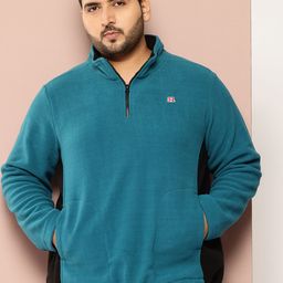 Sztori Men Plus Size Colourblocked Outdoor Tailored Jacket-23