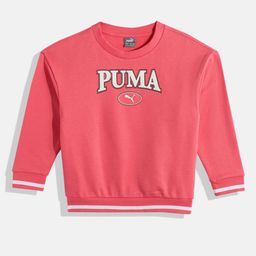 Puma Girls Squad Printed Sweatshirt-picture-1