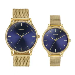 Sonata Unisex Bracelet Style Straps Analogue His & Her Watches 7710587050YM03-18