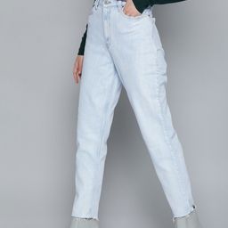 Levis Women Mid-Rise Heavy Fade Stretchable Mom Jeans-image-53
