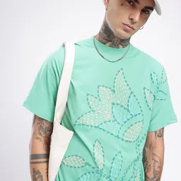 glitchez Cool Vibe Printed Relaxed Fit T-shirt-image-9