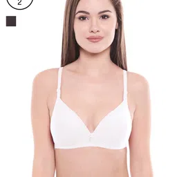 Bodycare Pack of 2 Assorted Lightly Padded T-shirt Bras E6552BW-image-36