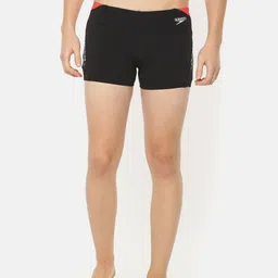 Speedo Men Black Solid BOOM SPLICE Swim Shorts-image-21