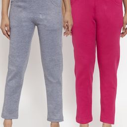 TAG 7 Women Acrylic Pack of 2 Wool Blend Ankle-Length Leggings Pants-picture-18