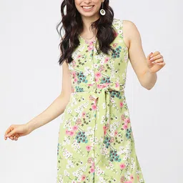 Tokyo Talkies Floral Print A-Line Midi Dress-picture-24