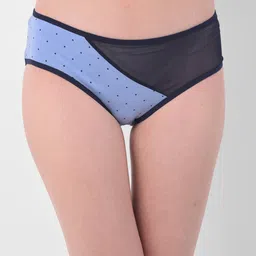Clovia Women Blue Printed Hipster Briefs PN3291D03-image-20