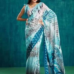 RACHNA Checked Ready To Wear Saree-image-3