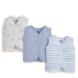 JusCubs Boys Pack of 3 Solid V-Neck Cotton T-shirts-46