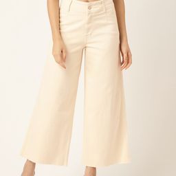 Madame Women Wide Leg High-Rise Stretchable Jeans-image-44