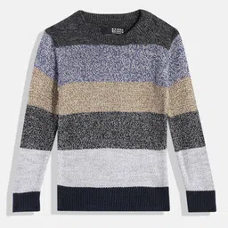 HERE&NOW Boys Colourblocked Pullover Sweater-picture-40