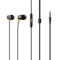 Realme Buds 3 Wired Earphones with Mic - RMA2419 - Black-picture-30