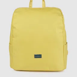 Caprese Women Yellow Solid Backpack-32