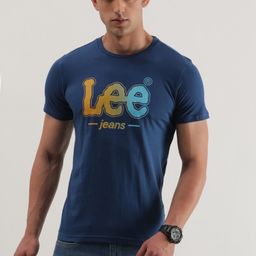 Lee Typography Printed Slim Fit Cotton T-shirt-image-55